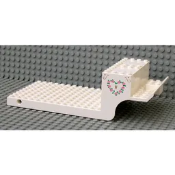 Belville, Vehicle Base, Horse Carriage with Crown and Flower Heart Print / White