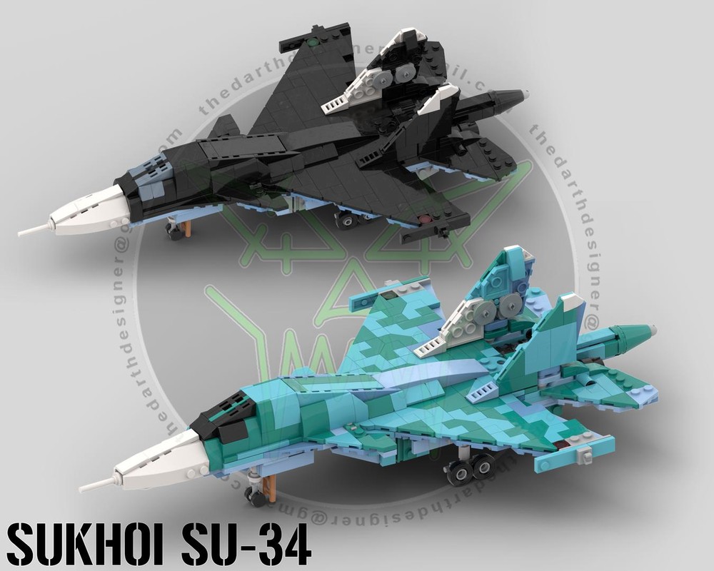 Lego Sukhoi SU-34 - 1:70 Scale