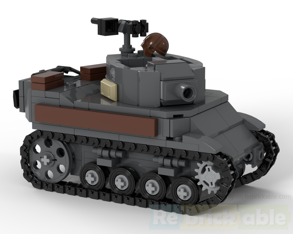 Lego H.M.C. M8 "Scott" Tank Destroyer (1,000 Like Special!)