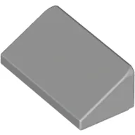 Brick Sloped 30° 1 x 2 x 2/3 / Light Bluish Gray