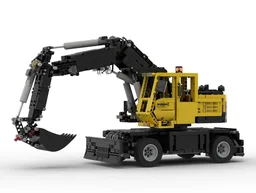Fully RC controlled 12Ch wheel excavator