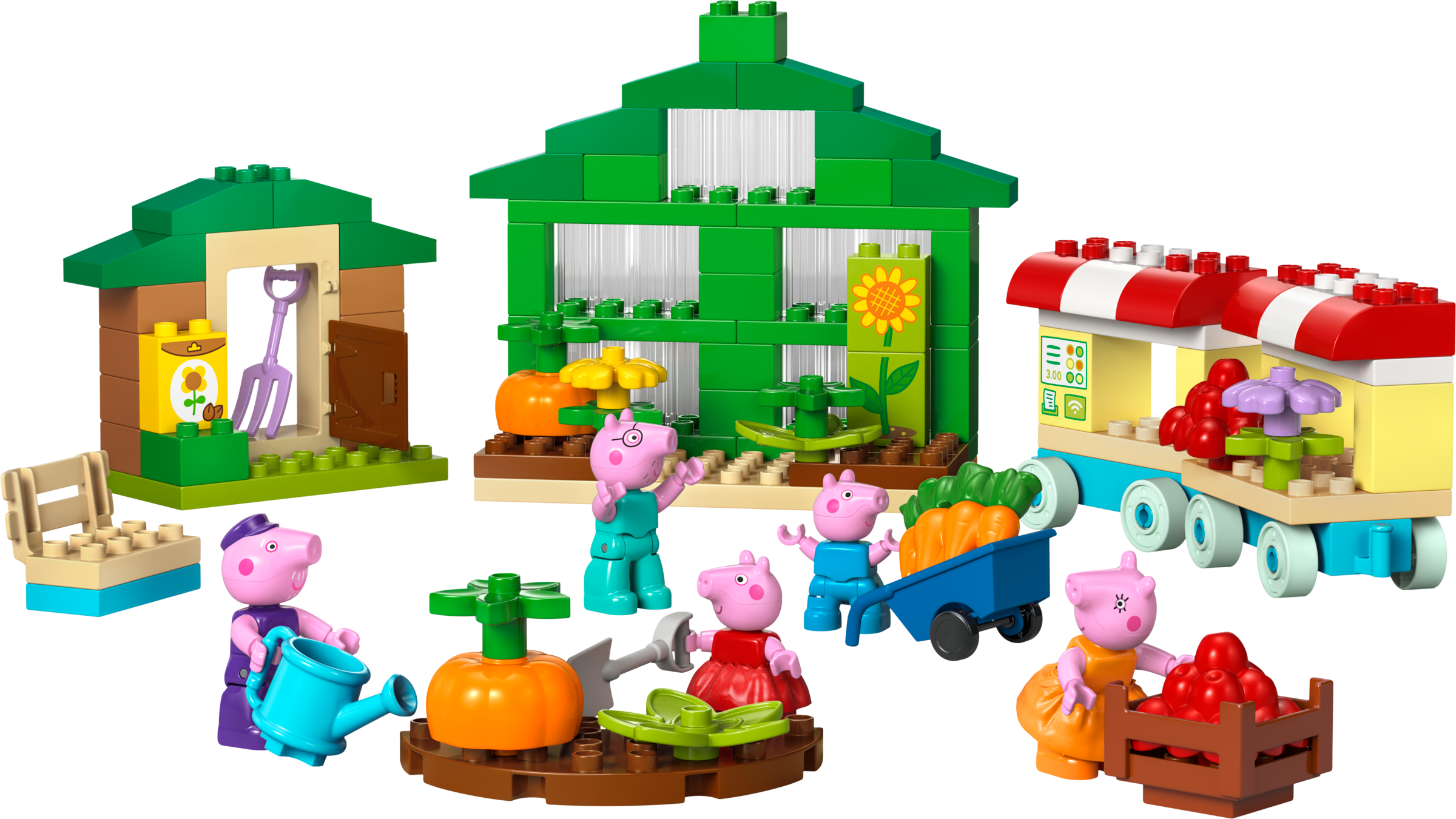 Lego Grandpa Pig's Garden and Greenhouse