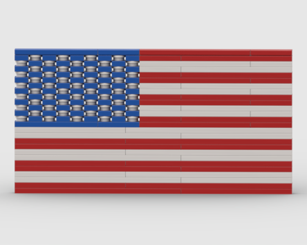 Lego American Flag