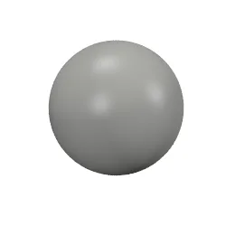 Ball, Hard Plastic, 51mm (approx. 6 studs diameter) / Dark Bluish Gray