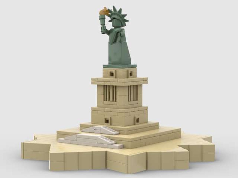 Lego Lady Liberty minifig Fort Wood