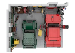 Speed Champion Car Workshop inside