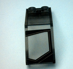 Lego Windscreen 5 x 2 x 1 2/3 with Transparent Panel Pattern Model Left Side (Sticker) - Set 7888