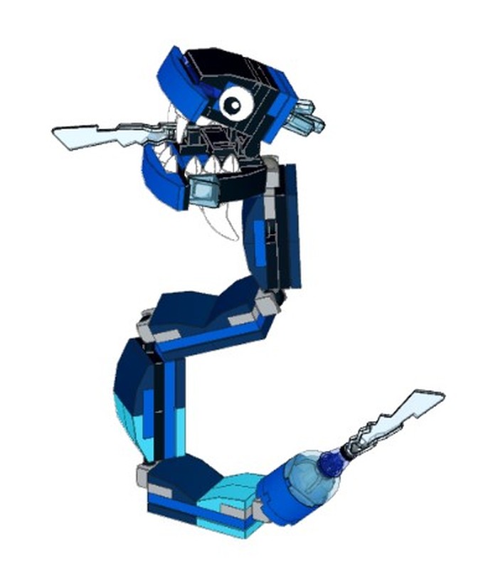 Lego Frosticons Snake (Unofficial Mixels Creation)