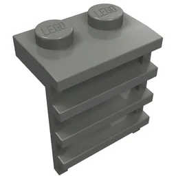 Plate Special 1 x 2 with Ladder / Dark Bluish Gray