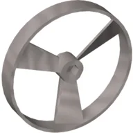 Large Figure Spinner / Propeller without Code (Rhotuka) [Plain] / Pearl Light Gray
