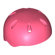 Helmet, Sports, with Vent Holes [Plain] / Coral