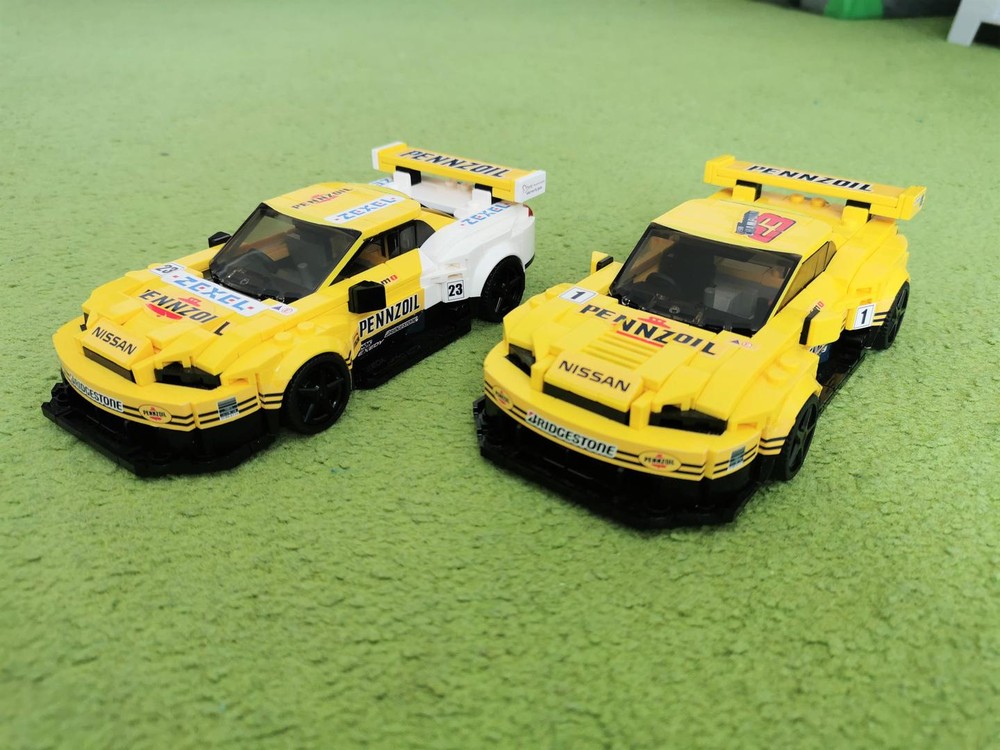 Lego Pennzoil Nissan Skyline R34 GTR