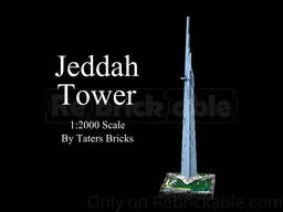 Jeddah Tower 1:2000 Scale