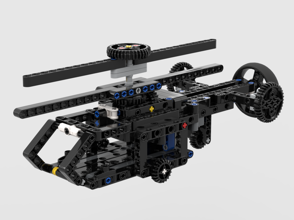 Lego Coaxial Rotor Aircraft