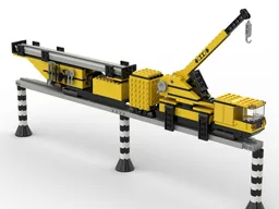 Monorail Construction and Maintenance Vehicle