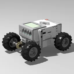 Robot with 2 medium motors