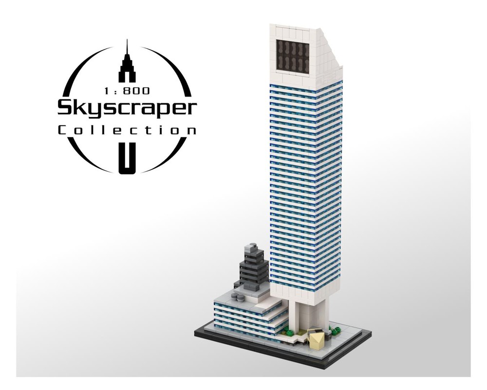 Lego Citigroup Center (Citicorp Center) 1:800 Scale