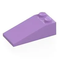 Brick Sloped 18° 4 x 2 / Medium Lavender