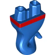 Lower Body, Genie with Red Belt Print / Blue