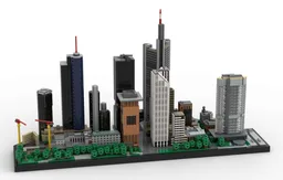 Bundle deal: Frankfurt Neue Mainzer Straße skyscrapers part 1 and part 2