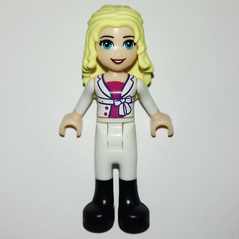 Lego Liza - Magenta Top, White Robe