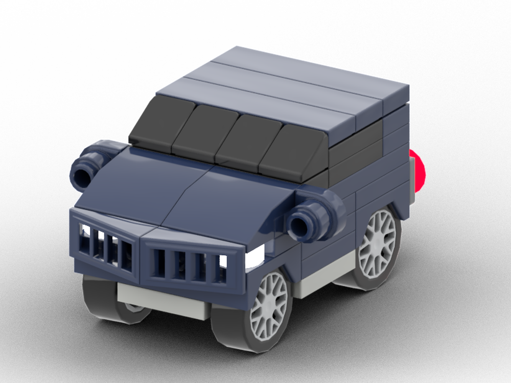 Lego Dark Blue Car (4WLC Speed Champions)