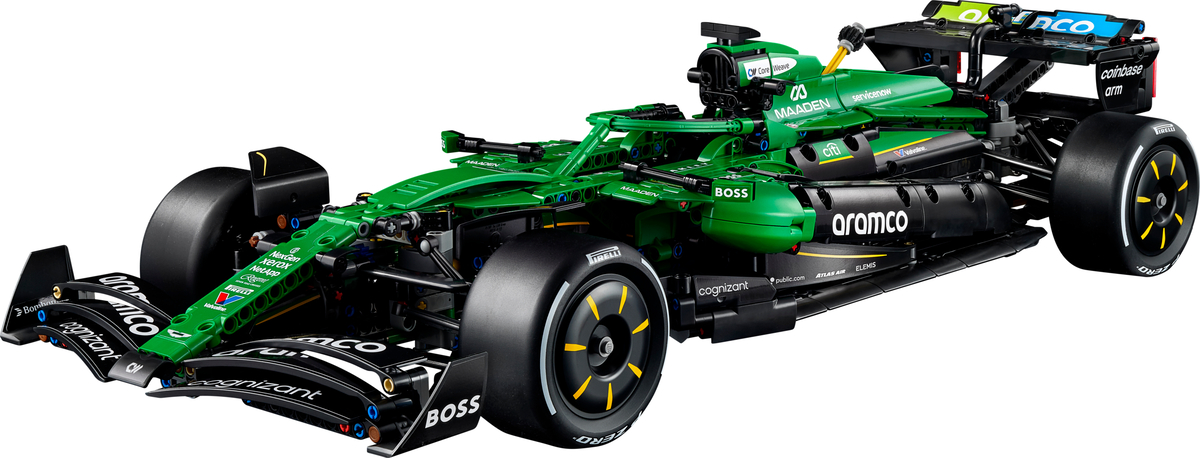 Lego Aston Martin Aramco AMR25 F1 Car