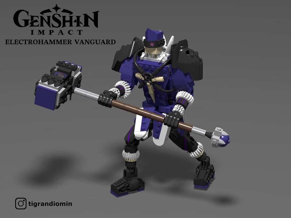 Lego Electrohammer Vanguard from Genshin Impact