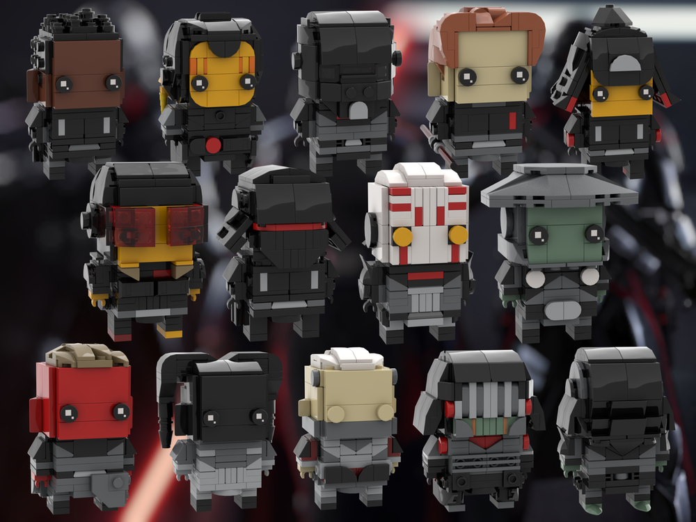 Lego The Inquisitorius Brickheadz BUNDLE