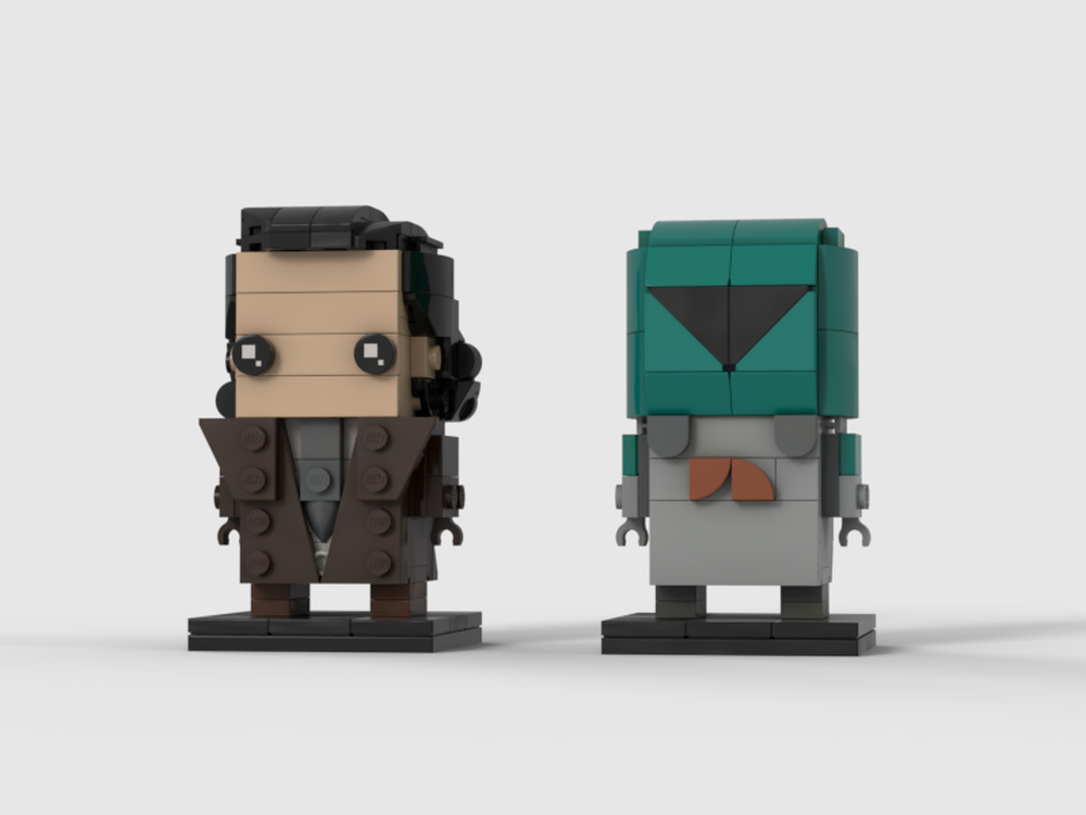Lego Loki and Temporal Core Suit brickheadz (from Marvel Studios' Loki Season 2)