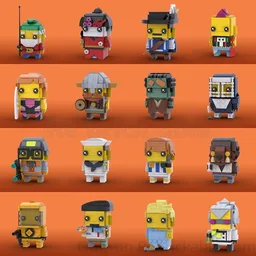 CMF Series 4 BrickHeadz Bundle