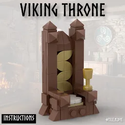 VIKING THRONE - LEGO VIKING MOC