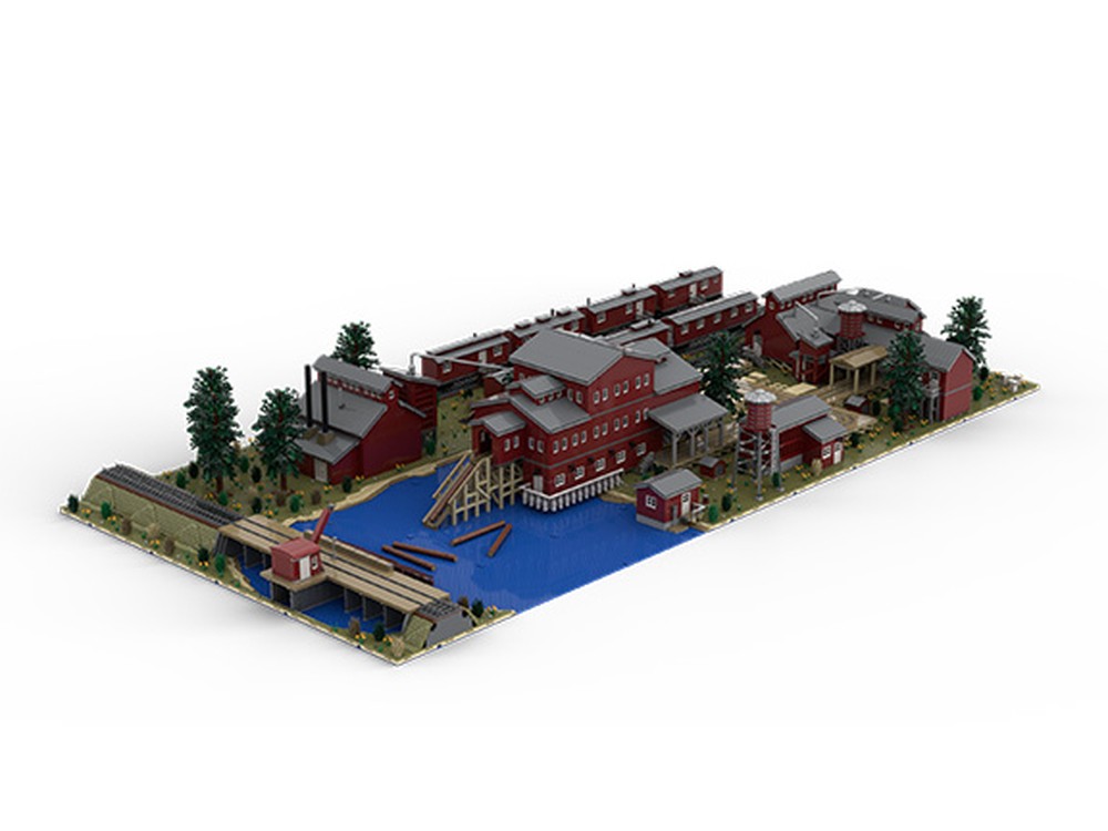 Lego Sawmill Complete Set
