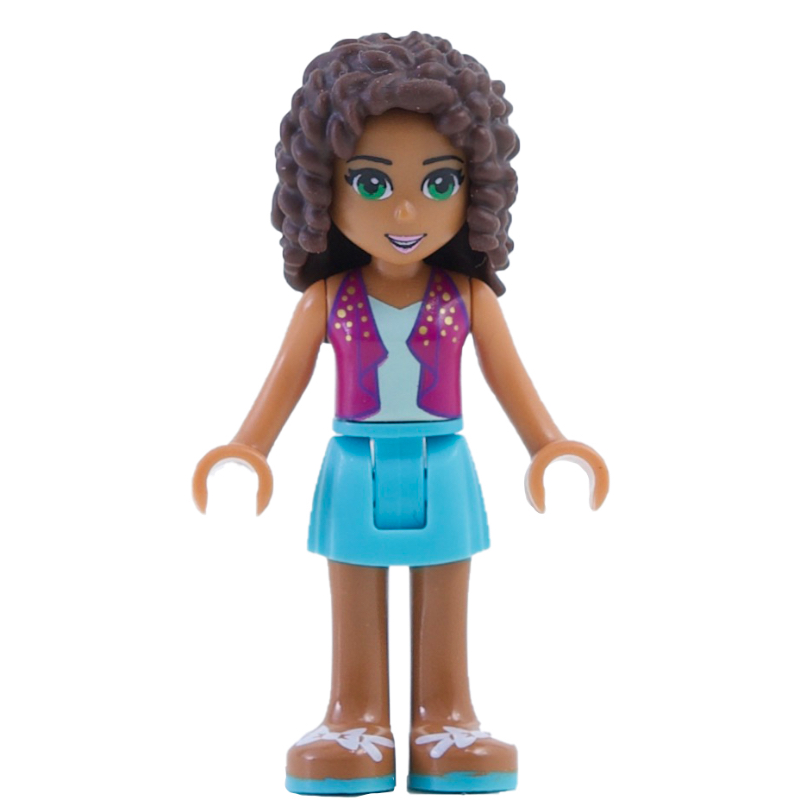 Lego Andrea - Magenta Jacket, Medium Azure Skirt