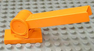 Lego Duplo Crane Lower Section with Pivot and Swivel / Medium Orange