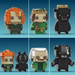 "Brave" Brickheadz Collection