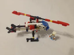 Helicopter with Engine