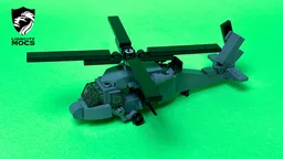 HH-60 Pave Hawk Lego Tutorial (1:120)