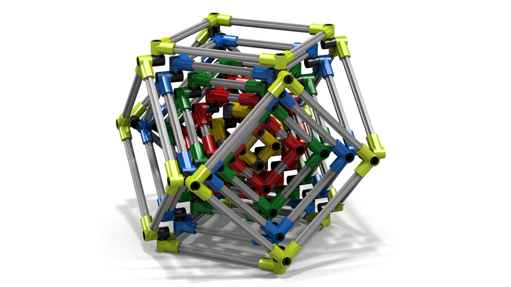 Lego Concentric "Spheres" (Truncated Octahedrons)