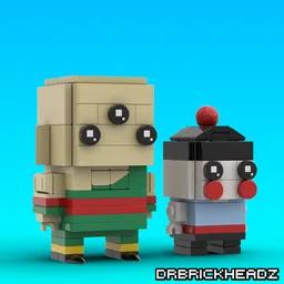 Tien Shinhan + Chiaotzu (Dragon Ball Z) Brickheadz