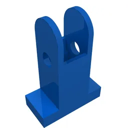 Train Level Crossing Gate Type 1, Base / Blue