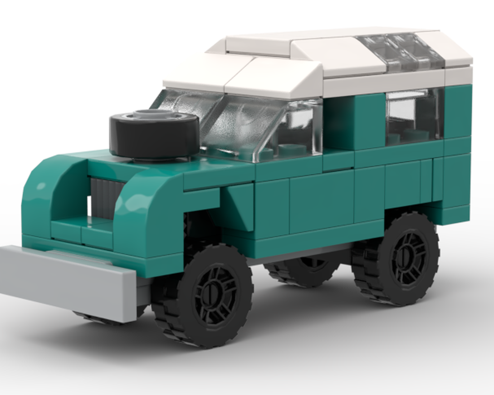 Lego Land Rover Series III Dark Turqouise