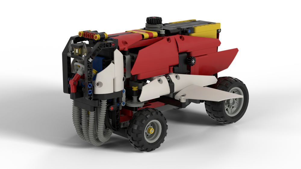 Lego 4x4 with folding wings