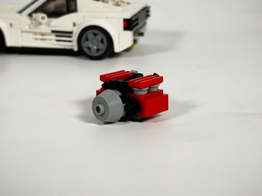 Lego Prancing Horse Testarossa Engine