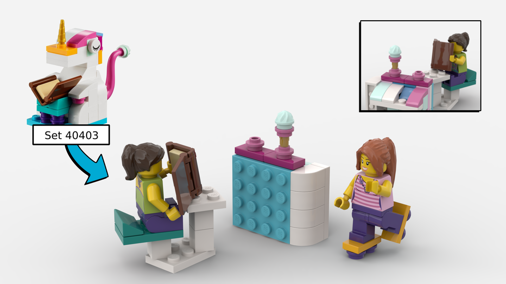 Lego Rollerskating Café