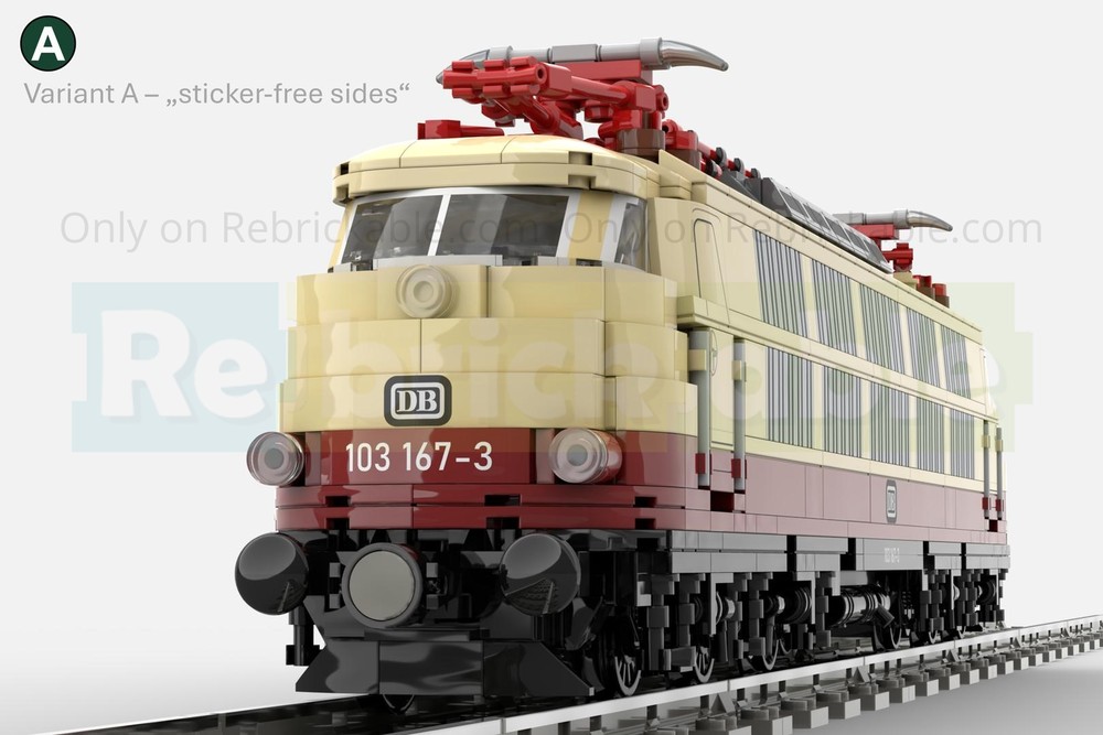Lego BR 103 - The former flagship of the Deutsche Bahn