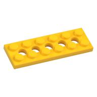 Lego Technic Plate 2 x 6 [5 Holes] / Yellow
