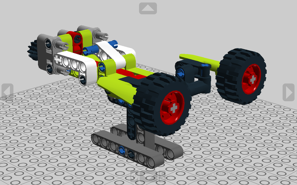 Lego 42102 Mini CLAAS XERION alternative - Podracer