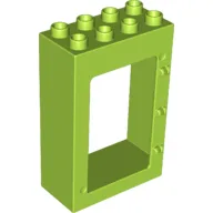 Duplo Door Frame 2 x 4 x 5 / Lime