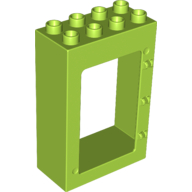 Lego Duplo Door Frame 2 x 4 x 5 / Lime